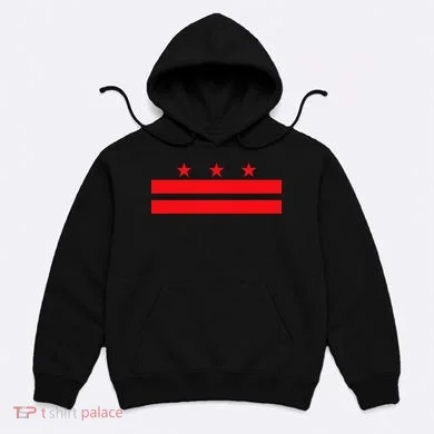Washington Dc Flag Hoodie