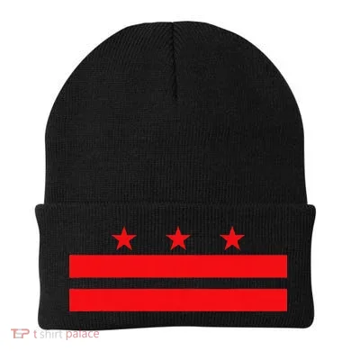 Washington Dc Flag Beanie