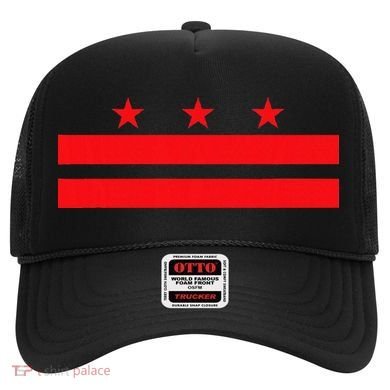Washington Dc Flag Hat