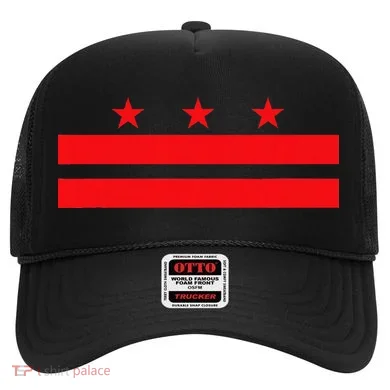 Washington Dc Flag Hat