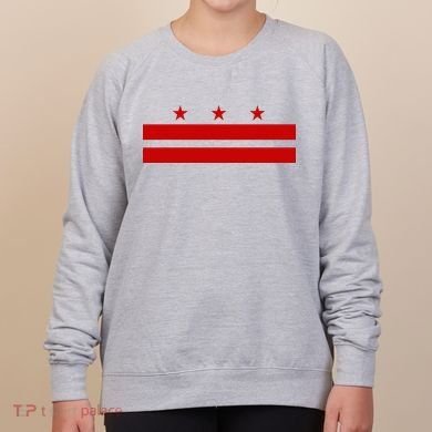 Washington D.C. Flag A Capital City Women's Sweatshirt