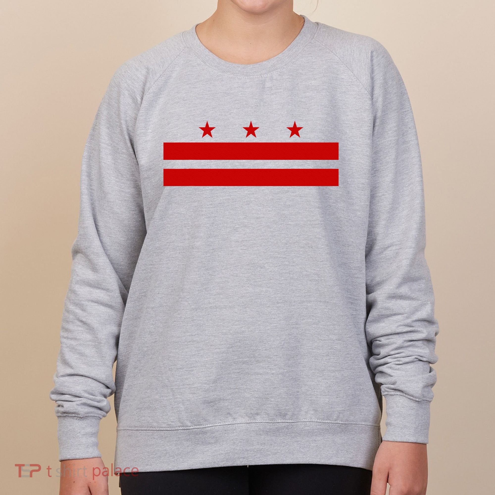 Washington D.C. Flag A Capital City Women's Sweatshirt