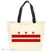 Washington D.C. Flag A Capital City Tote Bag thumb 0
