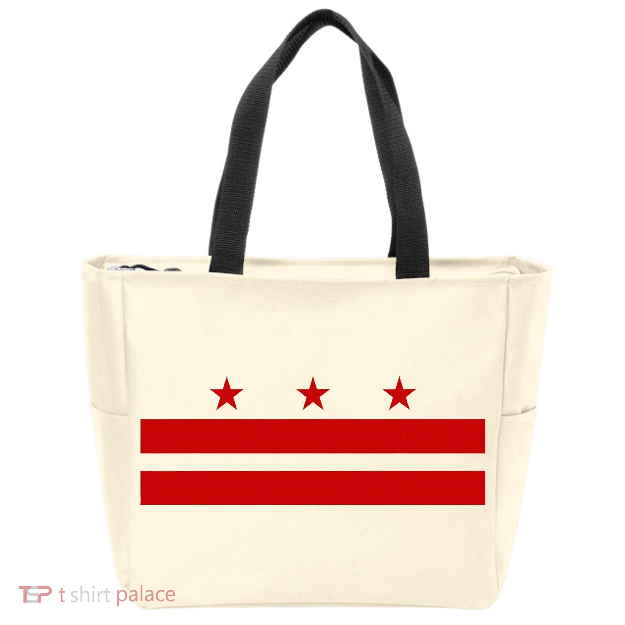 Washington D.C. Flag A Capital City Tote Bag