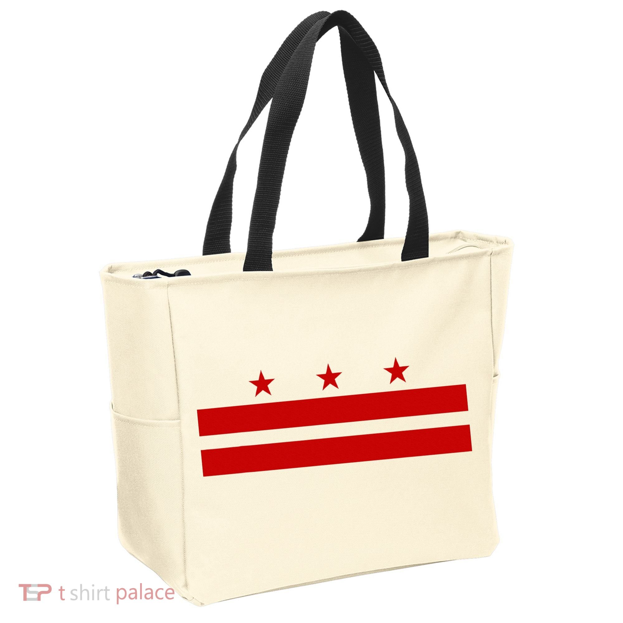 Washington D.C. Flag A Capital City Tote Bag