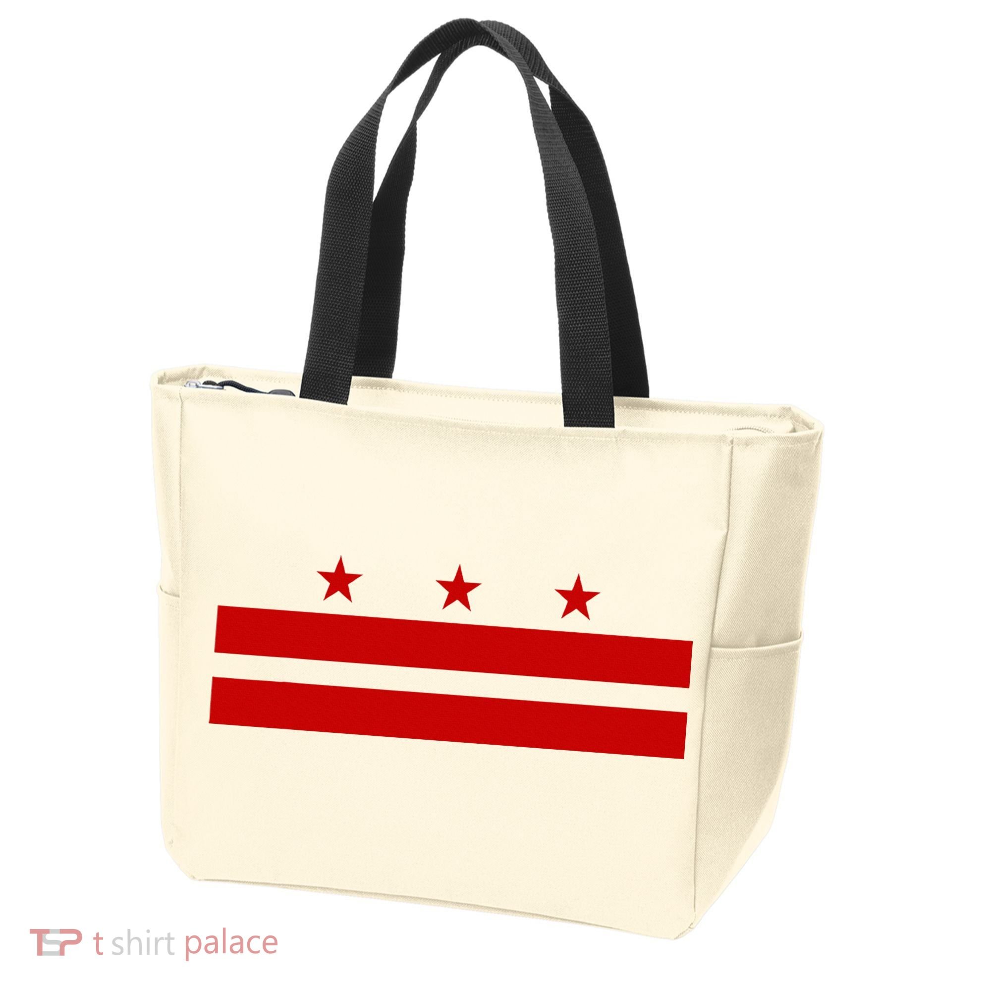 Washington D.C. Flag A Capital City Tote Bag
