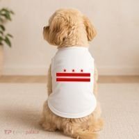 Washington D.C. Flag A Capital City Doggie Tank thumb 2