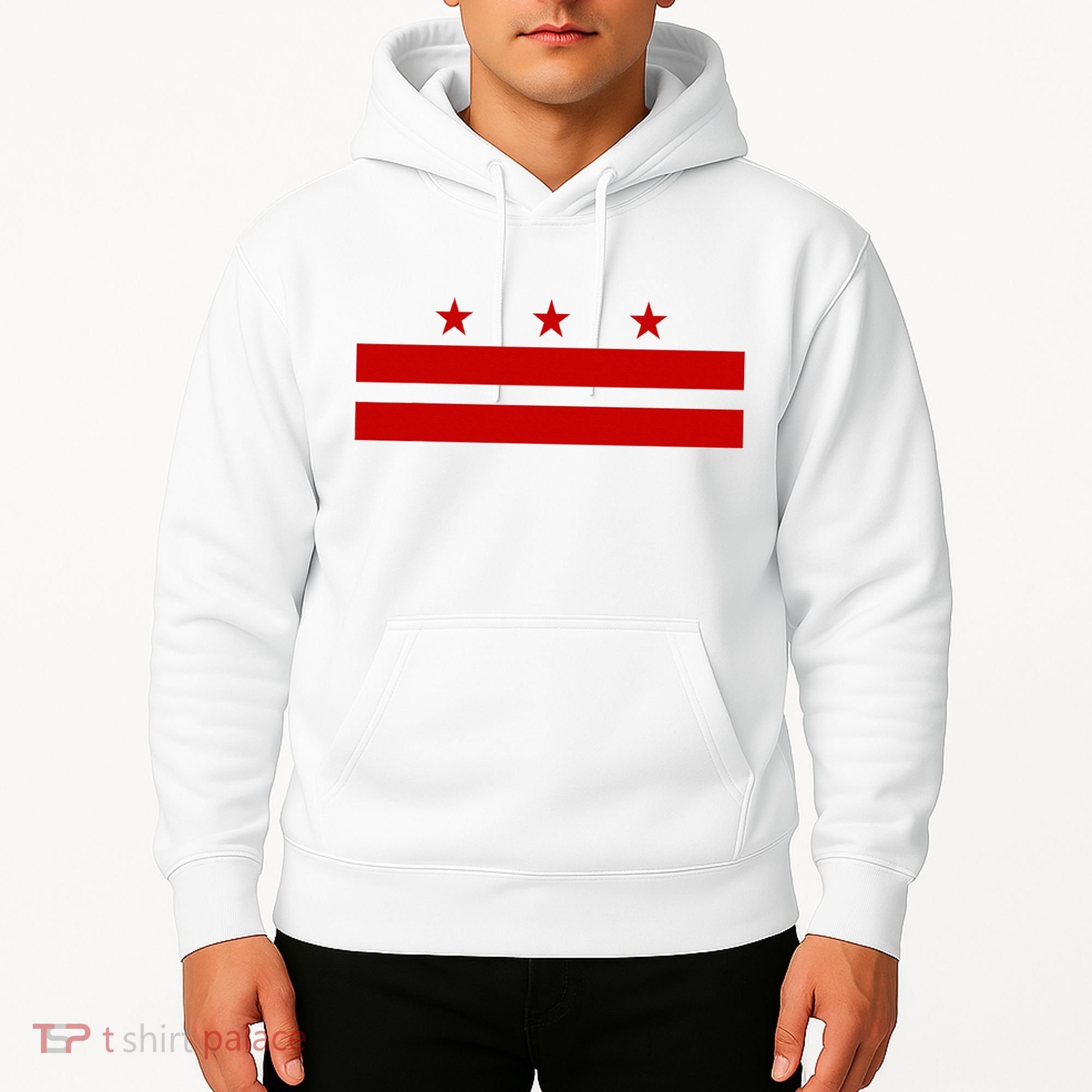 Washington D.C. Flag A Capital City Hoodie