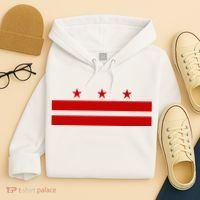 Washington D.C. Flag A Capital City Hoodie thumb 4