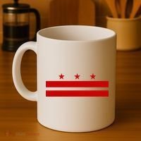 Washington D.C. Flag A Capital City Coffee Mug thumb 4