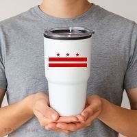 Washington D.C. Flag A Capital City Tumbler thumb 2
