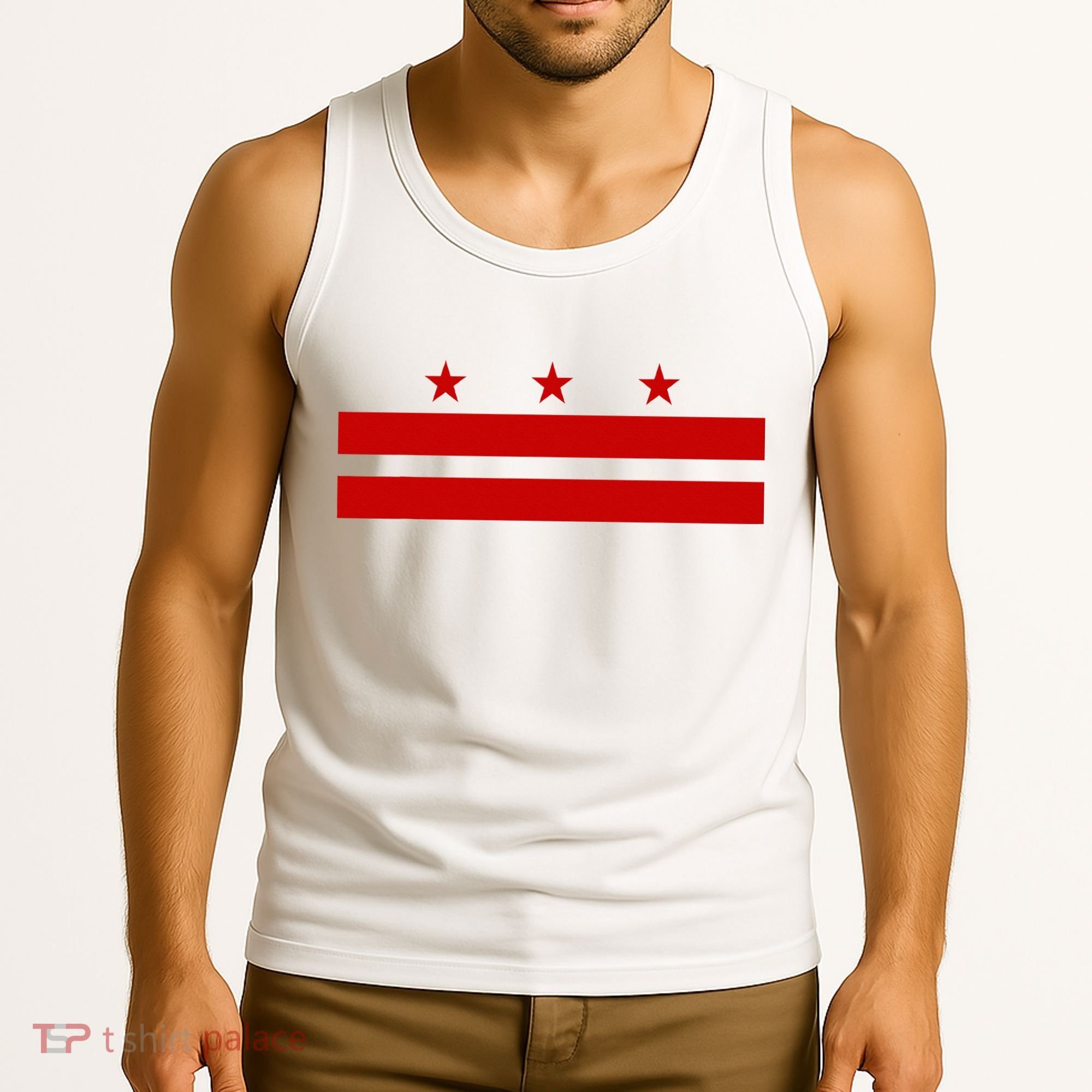 Washington D.C. Flag A Capital City Tank Top