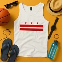Washington D.C. Flag A Capital City Tank Top thumb 4