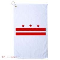 Washington D.C. Flag A Capital City Golf Towel thumb 0
