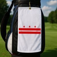 Washington D.C. Flag A Capital City Golf Towel thumb 2