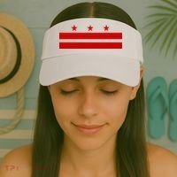 Washington D.C. Flag A Capital City Visor thumb 2