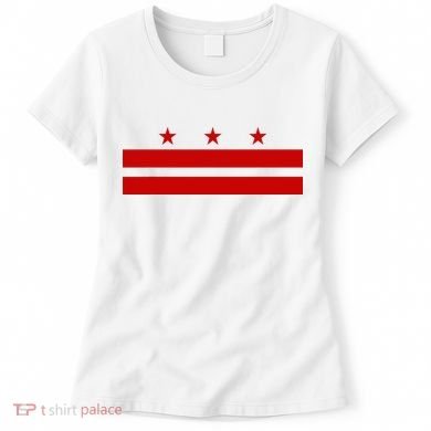 Washington D.C. Flag A Capital City Women's T-Shirt