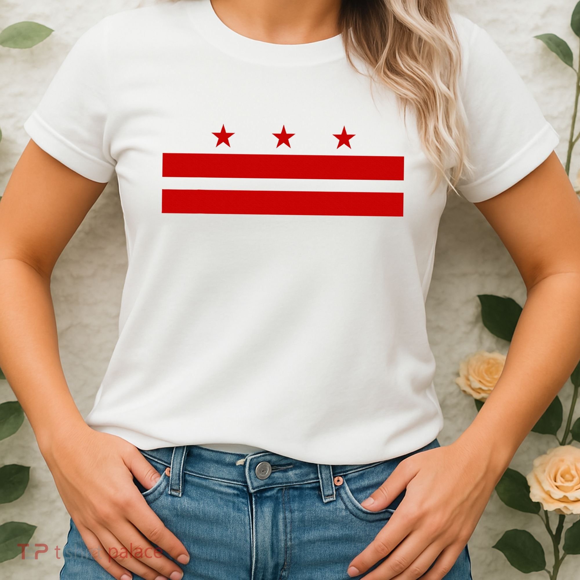 Washington D.C. Flag A Capital City Women's T-Shirt