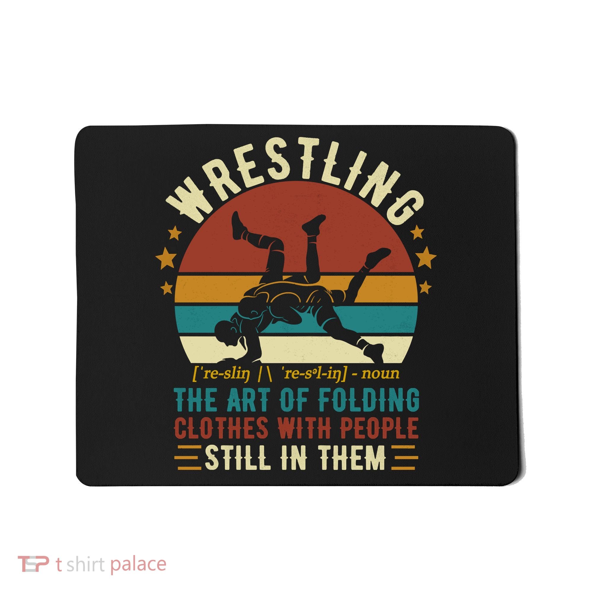 Wrestling Definition Funny Wrestle Women Boy Wrestling Mousepad