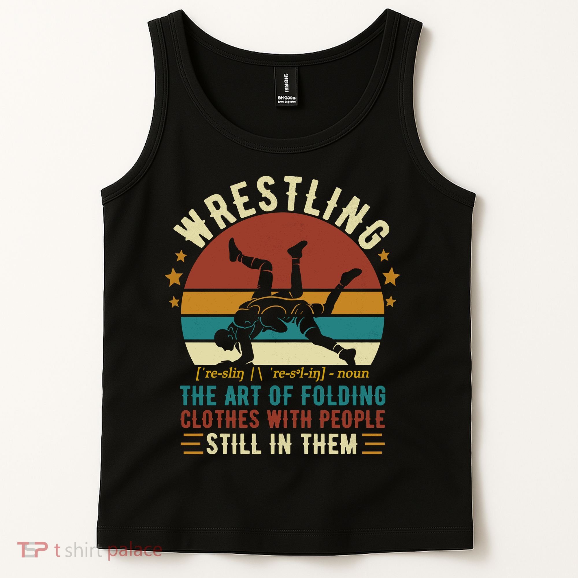 Wrestling Definition Funny Wrestle Women Boy Wrestling Tank Top
