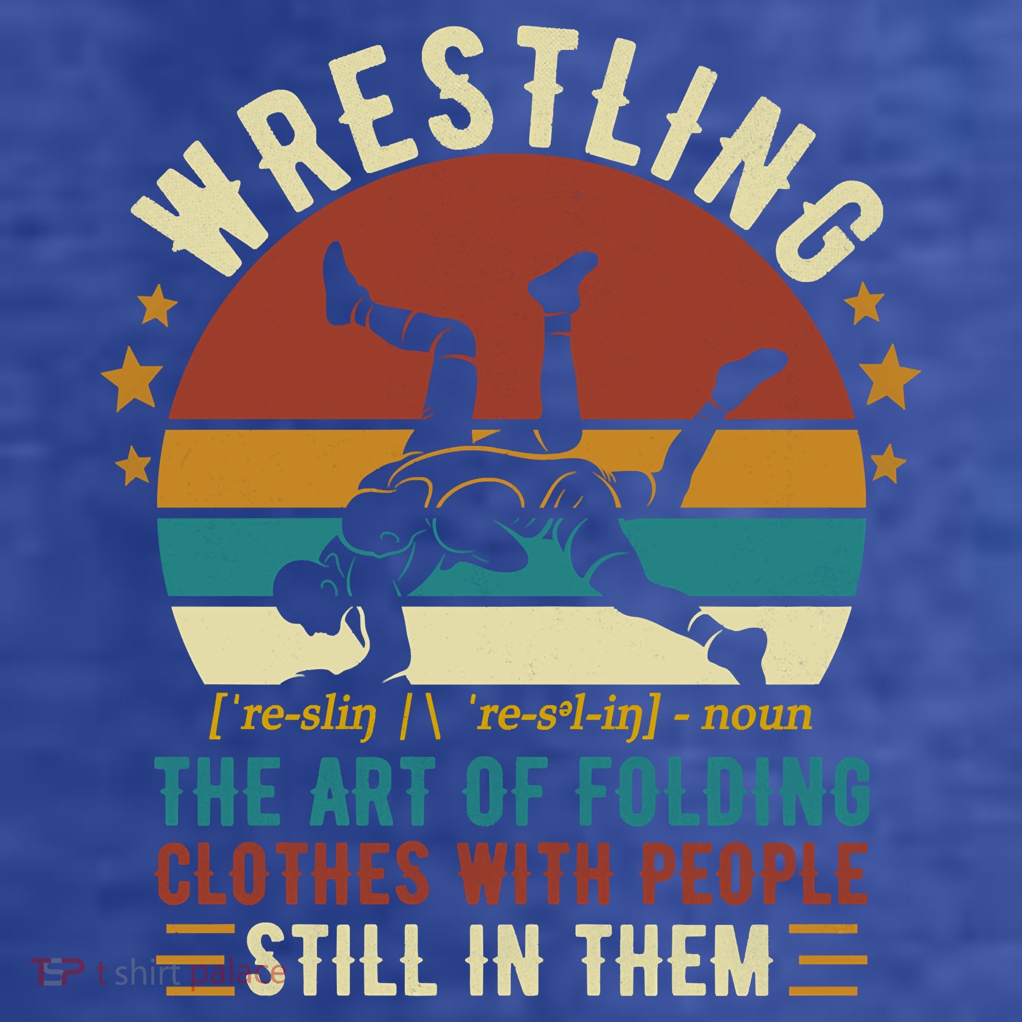 Wrestling Definition Funny Wrestle Women Boy Wrestling Women's T-Shirt