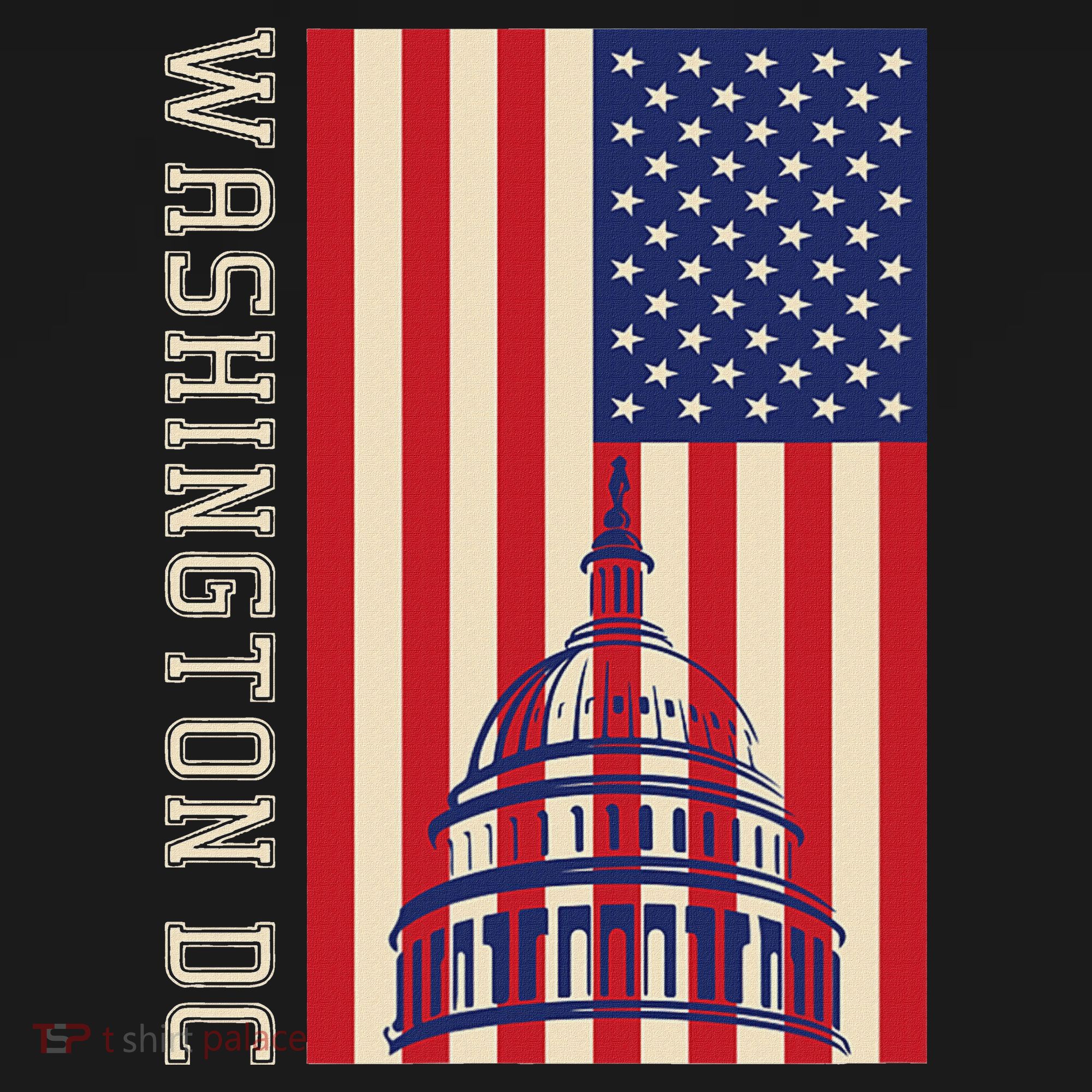Washington Dc Flag Of The United States Women's Hoodie
