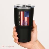 Washington Dc Flag Of The United States Tumbler thumb 2