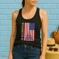 Washington Dc Flag Of The United States Women's Tank Top thumb 2