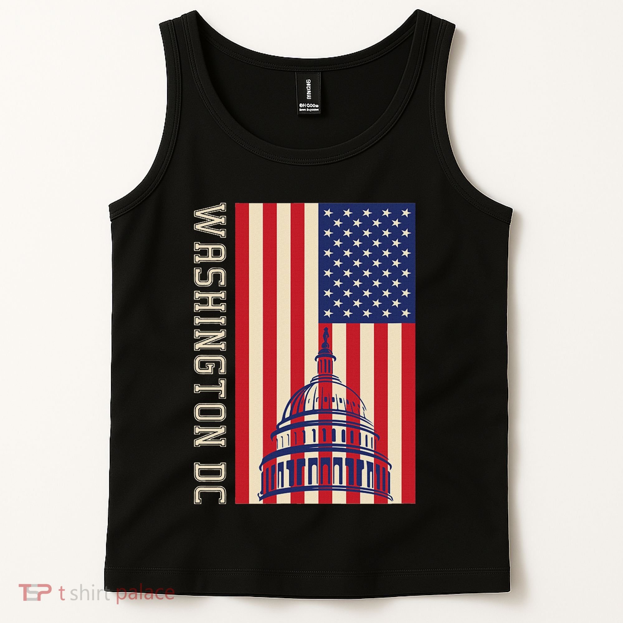Washington Dc Flag Of The United States Tank Top