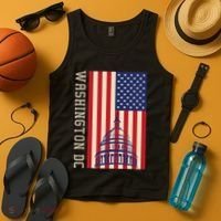 Washington Dc Flag Of The United States Tank Top thumb 4