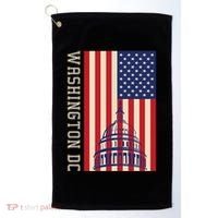 Washington Dc Flag Of The United States Golf Towel thumb 0