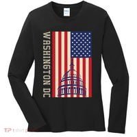 Washington Dc Flag Of The United States Women's Long Sleeve Shirt thumb 0