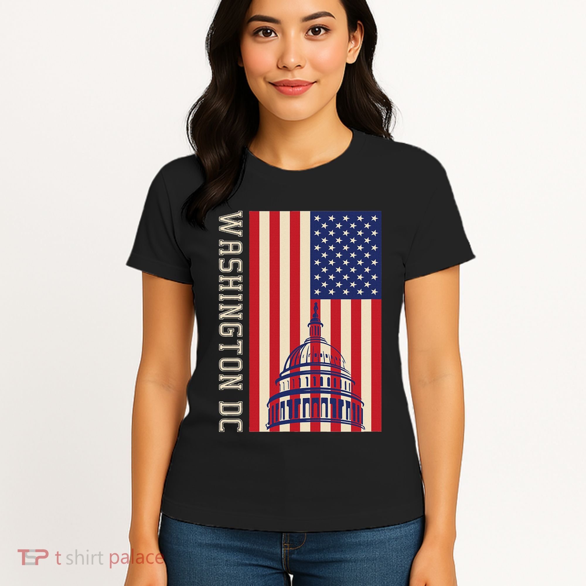 Washington Dc Flag Of The United States Women's T-Shirt