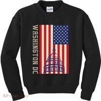 Washington Dc Flag Of The United States Kids Sweatshirt thumb 0
