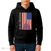 Washington Dc Flag Of The United States Kids Hoodie thumb 4
