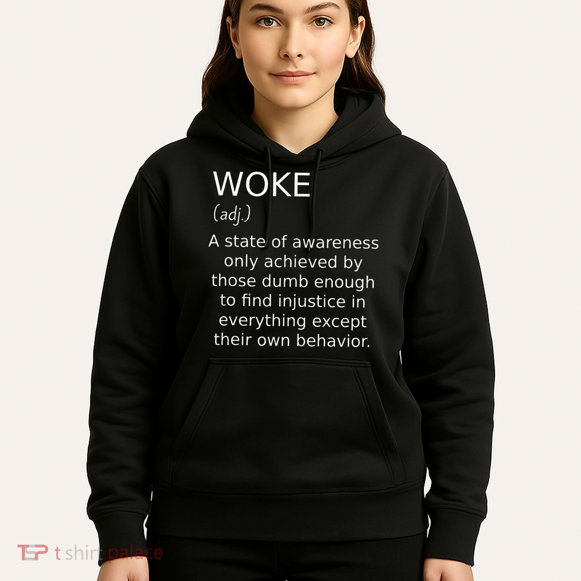 Woke Definition Funny Anti Woke Saying Anti Woke Hoodie