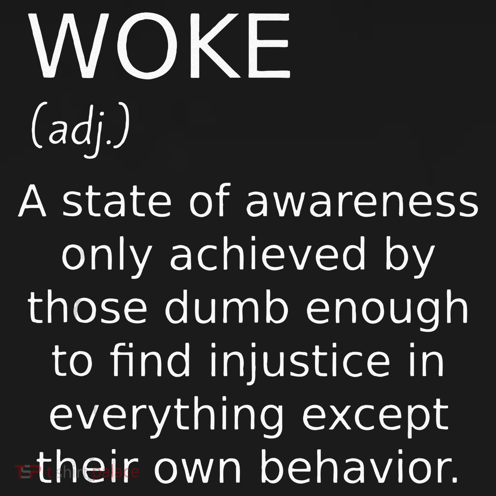 Woke Definition Funny Anti Woke Saying Anti Woke Women's Tank Top
