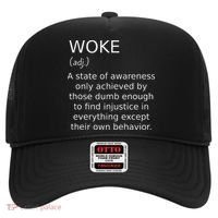 Woke Definition Funny Anti Woke Saying Anti Woke Hat thumb 0