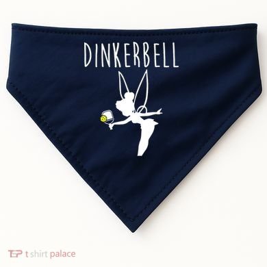 Wo Dinkerbell Funny Pickleball USA-Made Doggie Bandana
