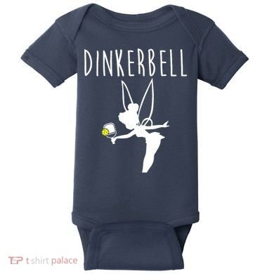 Wo Dinkerbell Funny Pickleball Baby Bodysuit