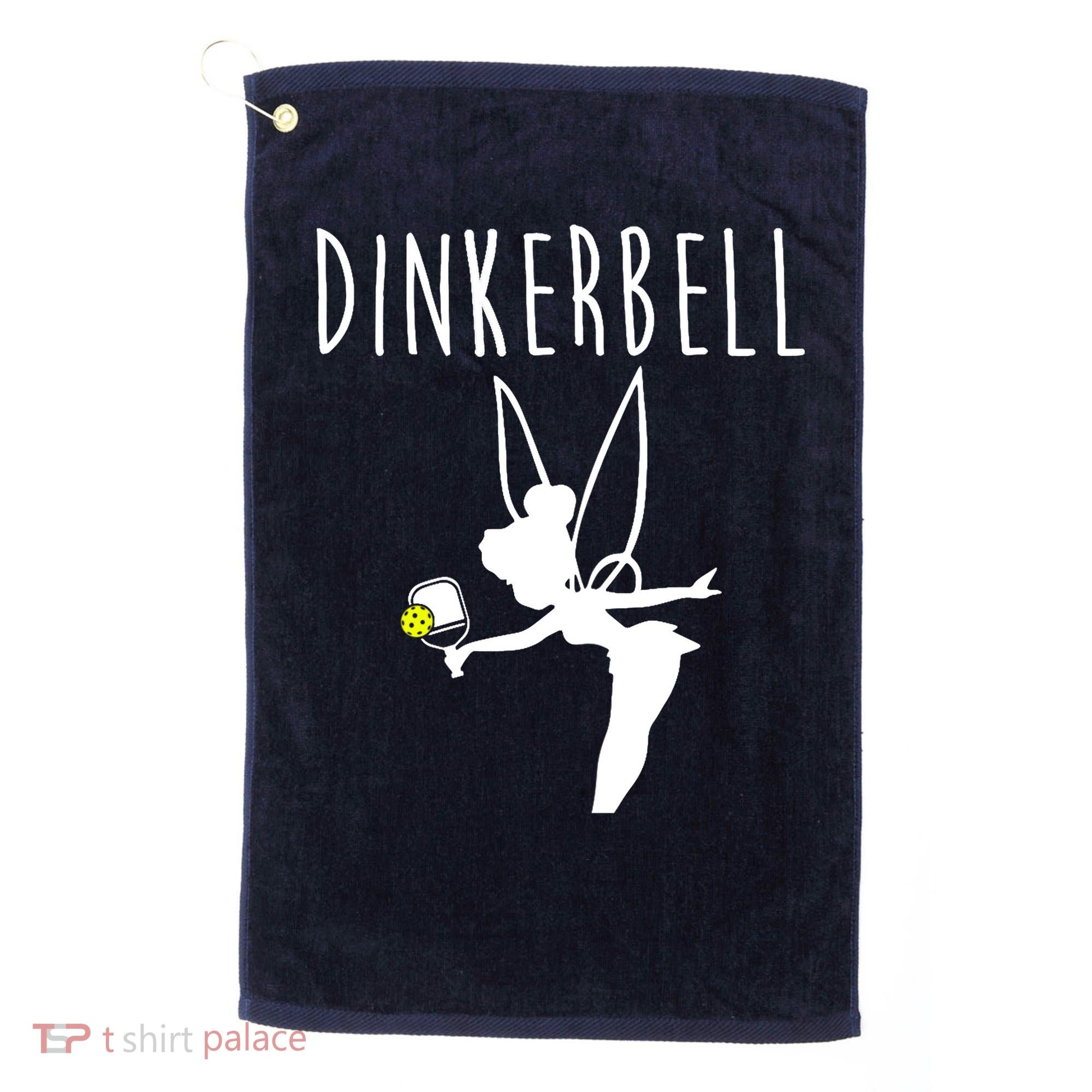 Wo Dinkerbell Funny Pickleball Golf Towel