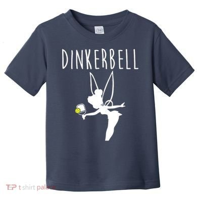 Wo Dinkerbell Funny Pickleball Toddler T-Shirt