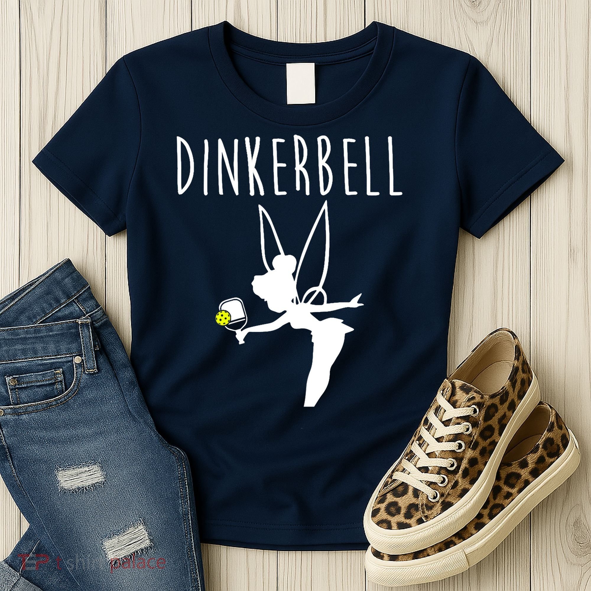 Wo Dinkerbell Funny Pickleball Women's T-Shirt