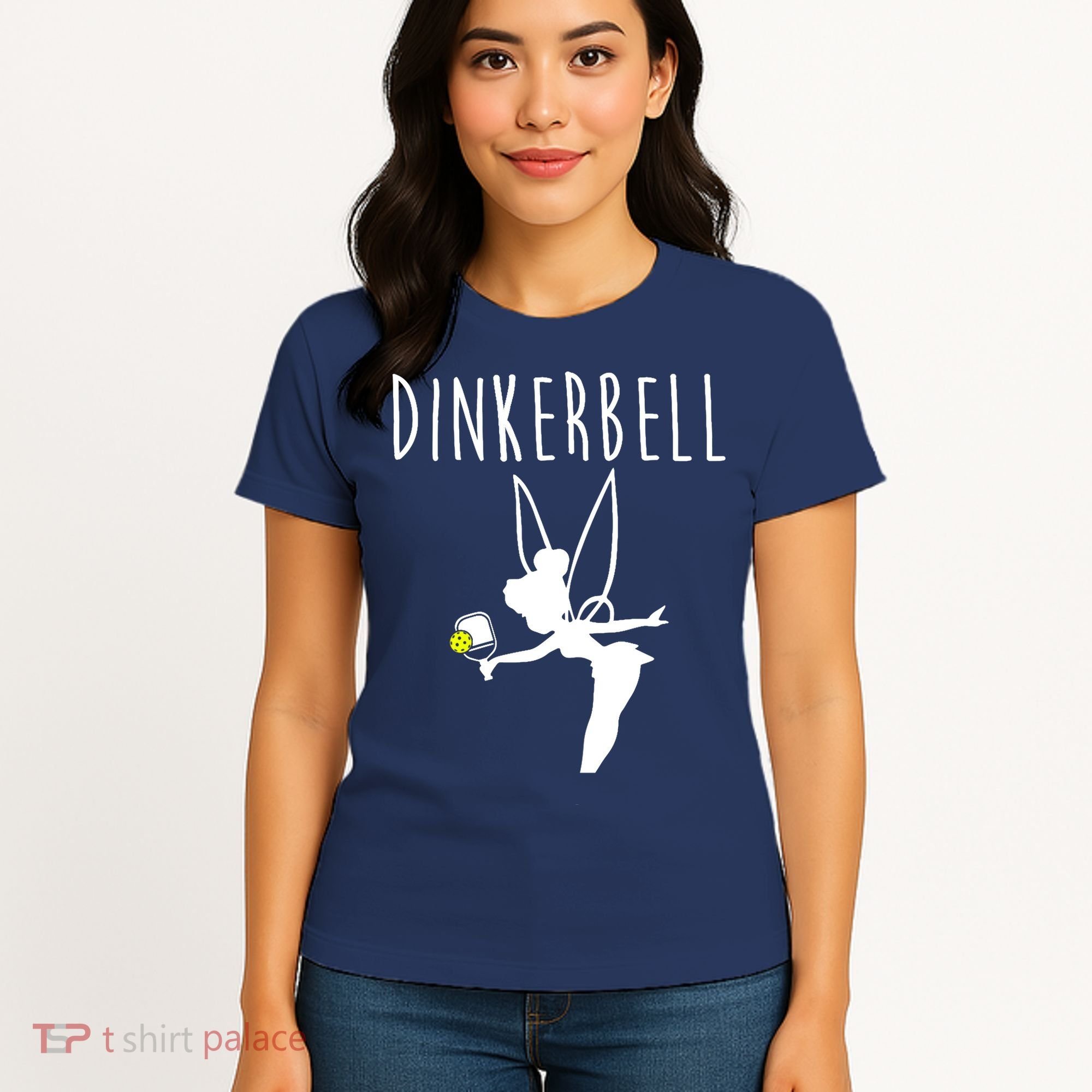 Wo Dinkerbell Funny Pickleball Women's T-Shirt