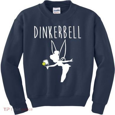 Wo Dinkerbell Funny Pickleball Kids Sweatshirt