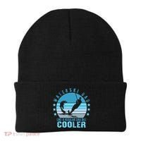 Waterski Dad Fathers Day Ski Lover Dad Water Skiing Rider Gift Beanie thumb 0