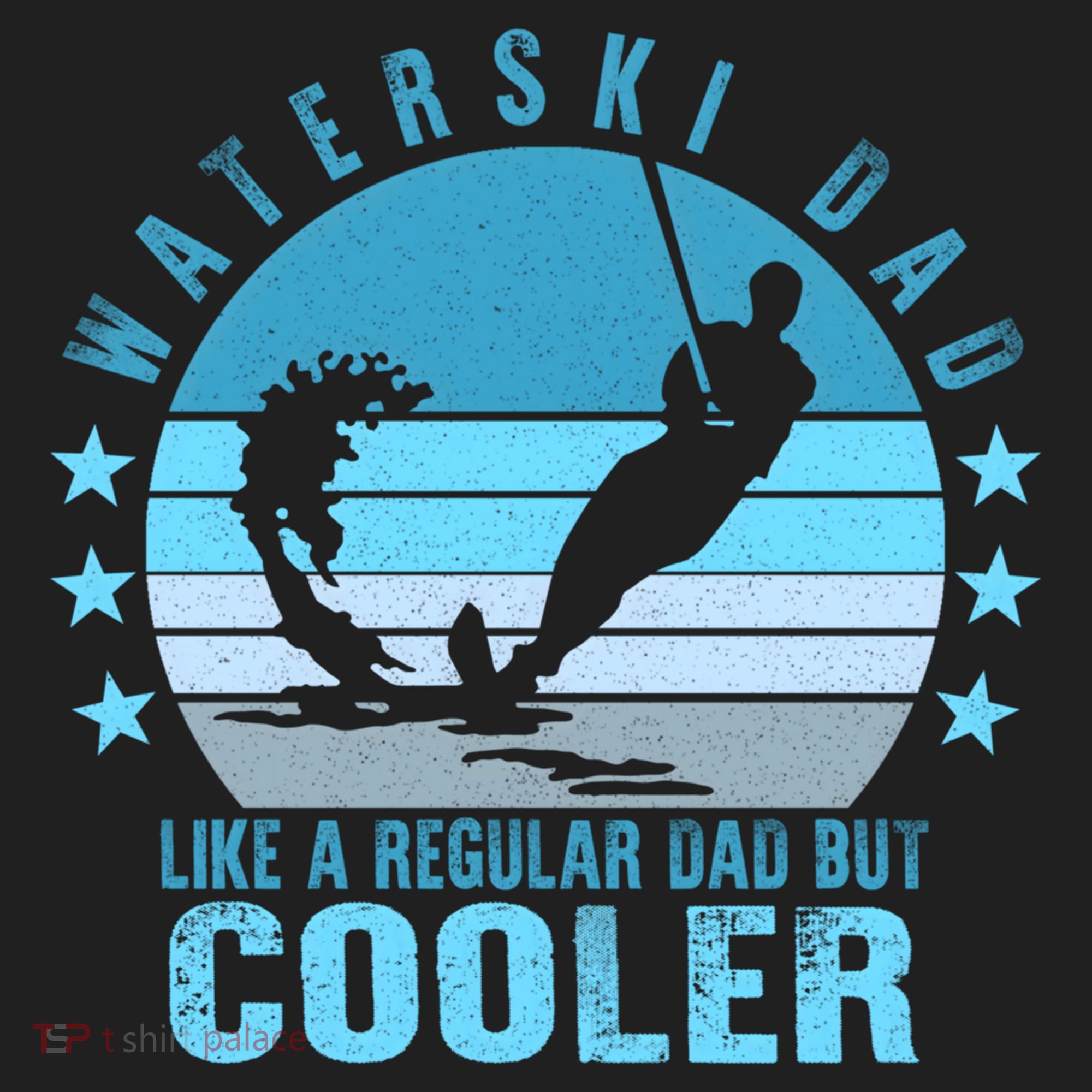 Waterski Dad Fathers Day Ski Lover Dad Water Skiing Rider Gift Beanie