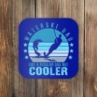 Waterski Dad Fathers Day Ski Lover Dad Water Skiing Rider Gift Coaster thumb 0