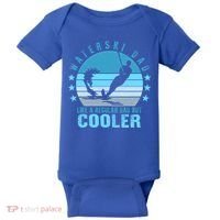 Waterski Dad Fathers Day Ski Lover Dad Water Skiing Rider Gift Baby Bodysuit thumb 0