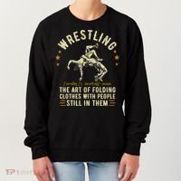 Wrestling Definition Funny Wrestle  Wrestling Cute Gift Women's Sweatshirt thumb 0
